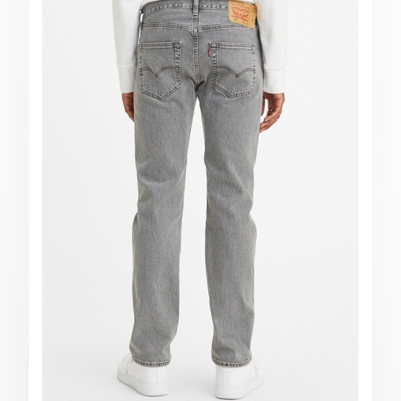 Levi's Men's 501 Orig Stretch Mid Rise Reg Fit Straight Leg Jeans - Size 42x32 - Picture 1 of 13